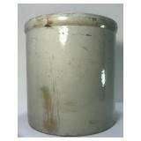 Antique Red Wing 3-Gallon Union Stoneware Crock w/ Bold Red Wing & Blue Oval Stamp