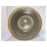 Antique Red Wing 3-Gallon Union Stoneware Crock w/ Bold Red Wing & Blue Oval Stamp