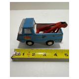 VINTAGE LOT of 4 | 1960s-1970s Blue Pressed Steel Tonka Toy Trucks - Mini & Full Size