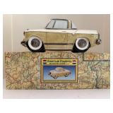RARE 1993 Fitz & Floyd Omnibus "American Roadside" Studebaker Hawk Roadster Cookie Jar NIB