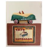 Vandor "Toys in the Cupboard" Pedal Car Cookie Jar (NIB 1997)