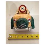 Vandor "Toys in the Cupboard" Pedal Car Cookie Jar (NIB 1997)