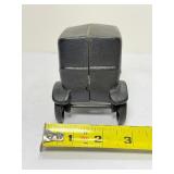 Vintage Black Cast Iron Ford Model T Toy Car - "Iron Art JM 135" (c. 1920s-30s)