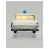 Vintage 1968 Matchbox Lesney No. 55D Mercury Park Lane Police Car White Blue Light