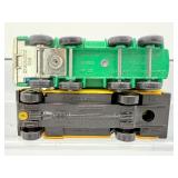 Lot of 4 Vintage Matchbox Diecast Vehicles - Lesney No. 23 Caravan, No. 32 BP Tanker, Van & School Bus