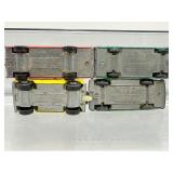 Rare Vintage Die-Cast Car Collection: 6 Iconic 1960s-1970s Matchbox Superfast & Corgi Models (Land Rover, Opel Diplomat, Ford Pickup, Sedans)