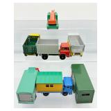 Lot of 7 Vintage Matchbox Lesney Die-Cast Trucks - Made in England 1960s/70s