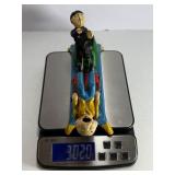 VINTAGE Cast Iron "The Dentist" Mechanical Coin Bank | Nostalgic Tooth Pulling Action | Works!