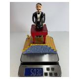 VINTAGE Cast Iron "Magician" Mechanical Coin Bank