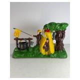 Vintage Cast Iron "Boy Scout Camp" Mechanical Bank - J. & E. Stevens Co. Design