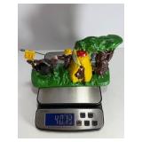 Vintage Cast Iron "Boy Scout Camp" Mechanical Bank - J. & E. Stevens Co. Design