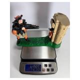 Vintage William Tell Cast Iron Mechanical Coin Bank - Works! (Read Description)