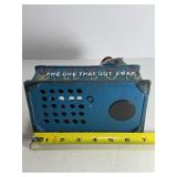 This classic piece is a must-have for collectors of mechanical banks and unique Americana decor! Featuring a charming fisherman theme, this cast iron bank offers both visual appeal and interactive fun