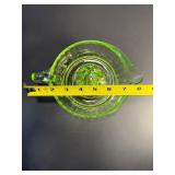 Vintage Vaseline Uranium Glass Citrus Reamer | GLOWS Bright Green Under UV Light | Depression Era 1930s-40s