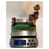 Vintage Cast Iron Mechanical "Monkey Bank" Coin Bank