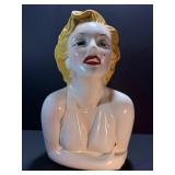 Vintage 1996 Clay Art "Marilyn Monroe Bust" Ceramic Cookie Jar - Collectible Icon