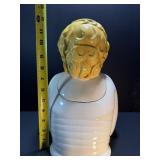 Vintage 1996 Clay Art "Marilyn Monroe Bust" Ceramic Cookie Jar - Collectible Icon