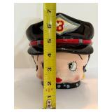 RARE "Biker Betty" Betty Boop Ceramic Cookie Jar (Clay Art or NJ Croce) Collectible Figurine