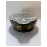 VINTAGE 1961 PYREX ZODIAC CASSEROLE DISH & LID - RARE PROMOTIONAL ITEM!
