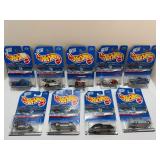 Lot of 9 Vintage Hot Wheels (1998 & 1999) "First Editions" - NIP (New In Package) Mattel