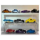 Lot of 10 Die-Cast Hot Rod Replicas – Hot Wheels, Johnny Lightning & More!