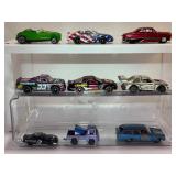 Lot of 9 Vintage 1:64 Die-Cast Cars: NASCAR #3 Dale Earnhardt, Havoline, Matchbox, TootsieToy - RARE MIX"