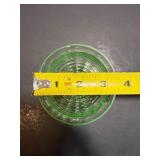 Vibrant Vintage URANIUM/Vaseline Glass 5-Piece Lot: Glows Bright Green under UV Light! (Depression Era)