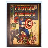 Iconic Marvel Comics Captain America #100 "Premiere Issue" Canvas Wall Art (14"x18")