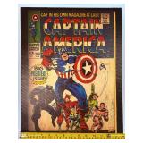 Iconic Marvel Comics Captain America #100 "Premiere Issue" Canvas Wall Art (14"x18")