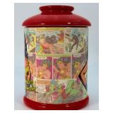 RARE DC COMICS Wonder Woman Spoontiques Ceramic Cookie Jar 9.25" NIB | Collectors Item