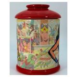 RARE DC COMICS Wonder Woman Spoontiques Ceramic Cookie Jar 9.25" NIB | Collectors Item