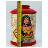 RARE DC COMICS Wonder Woman Spoontiques Ceramic Cookie Jar 9.25" NIB | Collectors Item