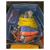 Lot of Air hose, caulking guns and other misc