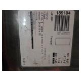 8 Large aluminum framed windows