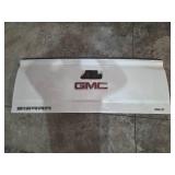 White GMC Tailgate