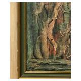 FR - Fred Blumenthal Original Framed Abstract Floral Artwork