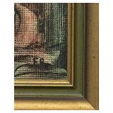 FR - Fred Blumenthal Original Framed Abstract Floral Artwork