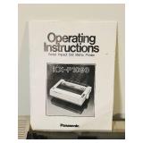 S - Vintage Panasonic KX-P1090 Dot Matrix Printer with Manual
