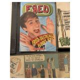 FR - Fred-Themed Collectibles Set Including Plush, Cards, Book, Tote, and Memorabilia