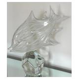 K - Licio Zanetti Murano Glass Fish Sculpture
