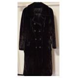 LL - Borgazia Faux Fur Double-Breasted Coat by Dubrowsky & Joseph, 48 Inch Waist