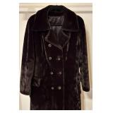 LL - Borgazia Faux Fur Double-Breasted Coat by Dubrowsky & Joseph, 48 Inch Waist