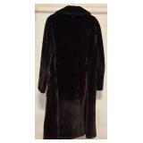 LL - Borgazia Faux Fur Double-Breasted Coat by Dubrowsky & Joseph, 48 Inch Waist