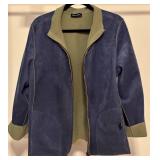 LL - Denim & Co. Blue and Olive Jacket Size XL