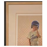 LL-FR - Limited Edition David Wright "First Time Out" Signed Print 269/1000 with Bat