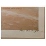 LL-FR - Limited Edition David Wright "First Time Out" Signed Print 269/1000 with Bat