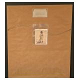 LL-FR - Limited Edition David Wright "First Time Out" Signed Print 269/1000 with Bat