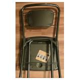 LL-FR - Vintage Cosco Green Folding Card Table Set with 4 Chairs