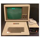 LL-FR - Vintage Apple II Plus Computer System with Disk Drive, Monitor, Accessories, and Vintage Games