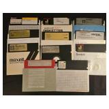 LL-FR - Vintage Apple II Plus Computer System with Disk Drive, Monitor, Accessories, and Vintage Games